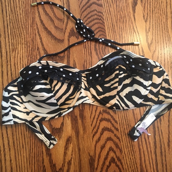 π₯ SUPER CUTE 36C Victoria Secret Bikini Top NWOT - Picture 1 of 4