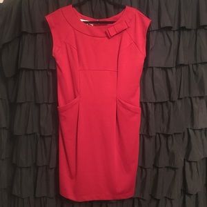 Slimming red dress size 14