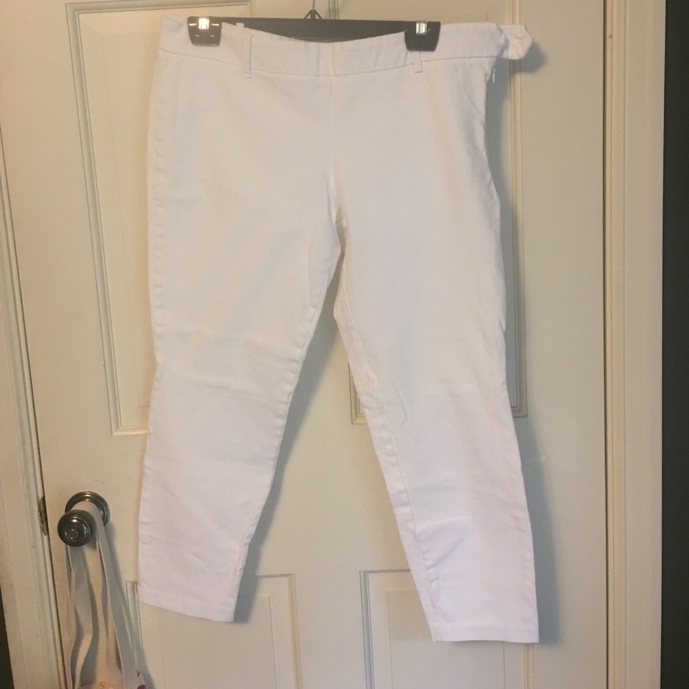 Max Studios side zip crop pants size 12
