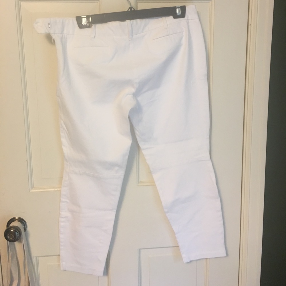 Max Studios side zip crop pants size 12 - Picture 2 of 4