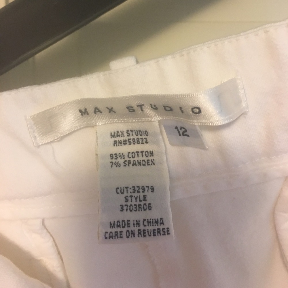 Max Studios side zip crop pants size 12 - Picture 4 of 4