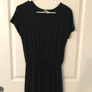 Classic black t shirt dress