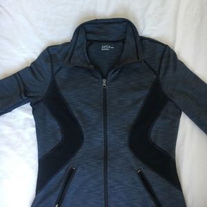 Dark Grey Full-Zip Zella Jacket