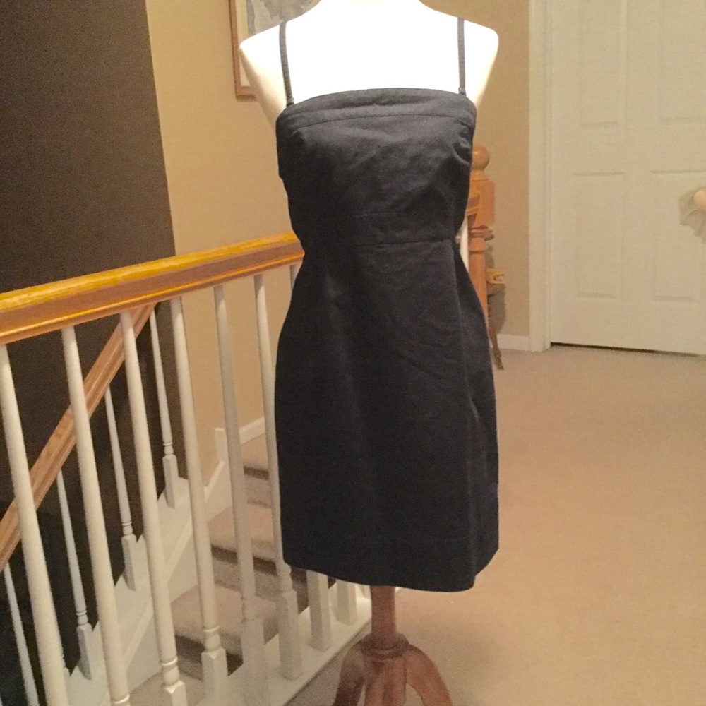 ☀️NY & Co. strapless Navy Blue dress, size 12