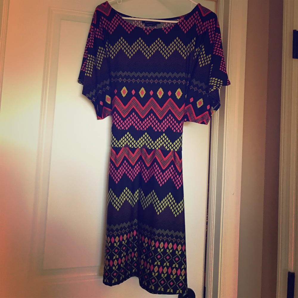 BCBG printed dress