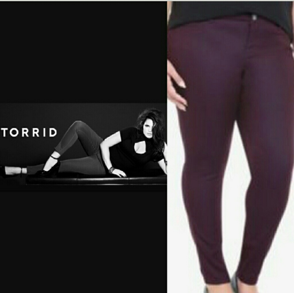 RePosh...Torrid dark purple denim