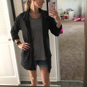 Charcoal grey lulu blazer