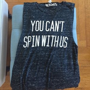 "You Can't Spin With Us" tank