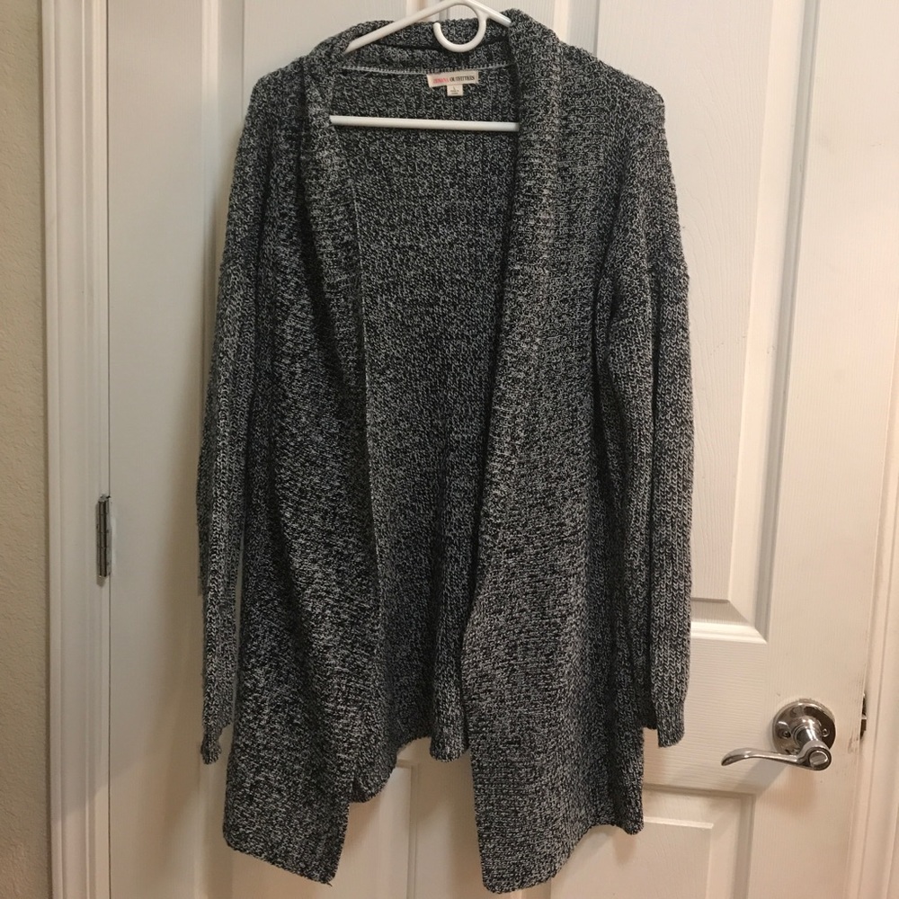 Black and White Cardi
