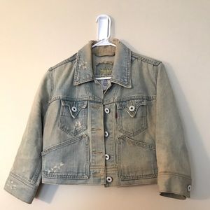 Levi's cropped denim jacket