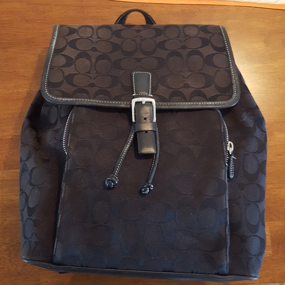 Coach Handbags - Authentic Coach Monogram Backpack
