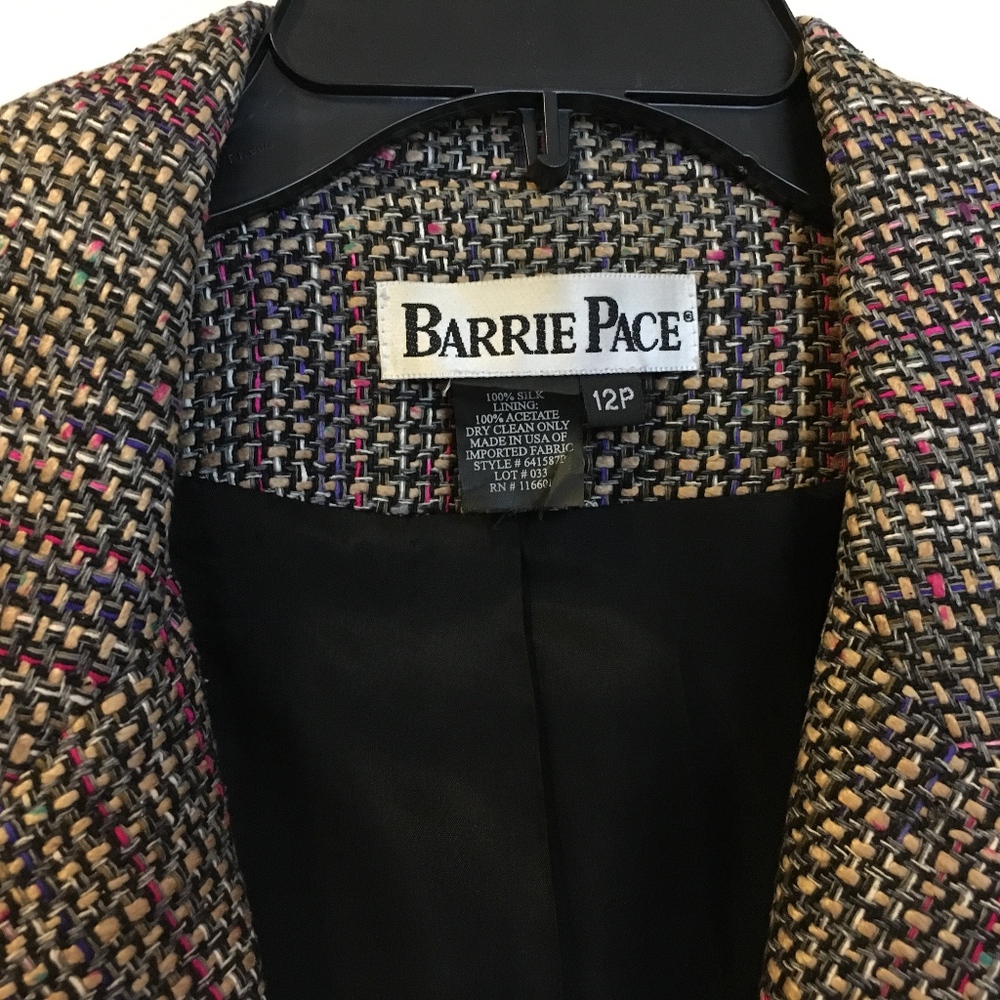 Barrie Pace silk matka black camel multi 12P