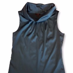 ANN TAYLOR Silk cowl neck top / blouse XSP