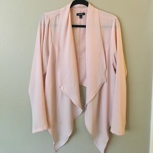 Size 1 Torrid Crop Blush Lightweigh Blazer