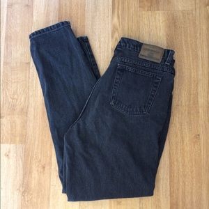 Black vintage mom jeans