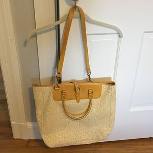 Dooney & Burke Large Fabric Tote