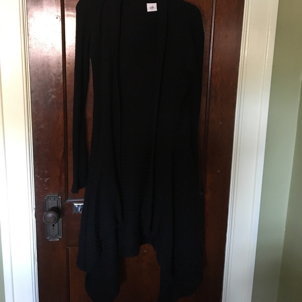 Cabi long black cardigan.