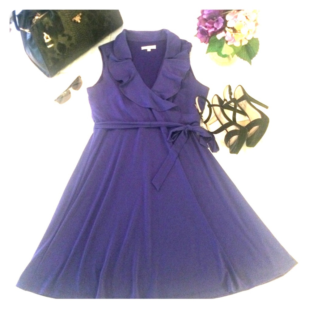 Sandra Darren Flirty Purple Dress (14p)