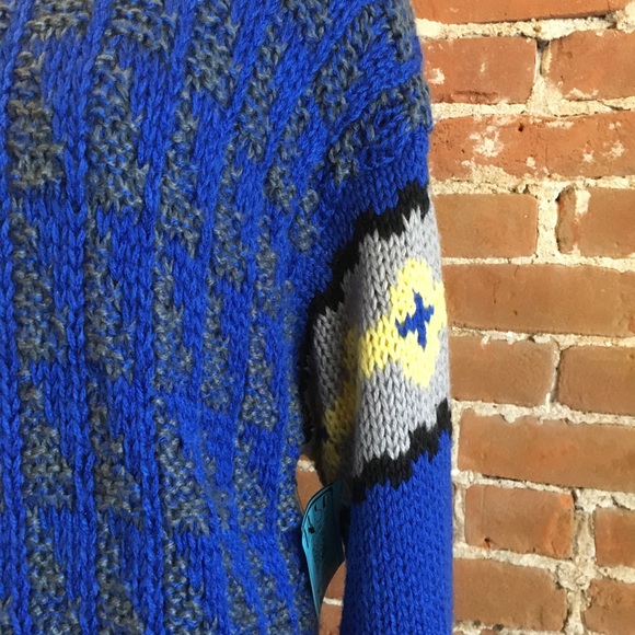 Vintage oversized knit sweater! Hella awesome - Picture 5 of 7