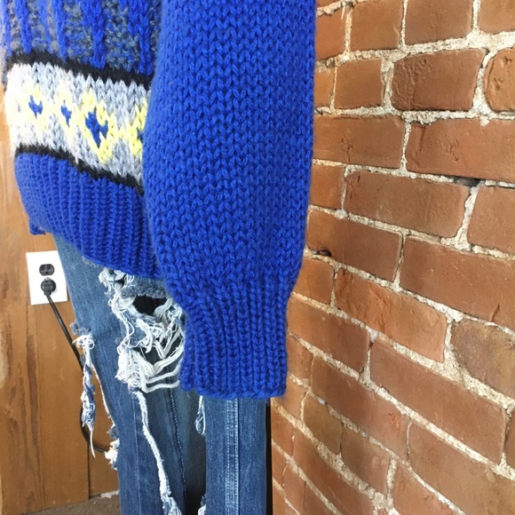 Vintage oversized knit sweater! Hella awesome - Picture 7 of 7