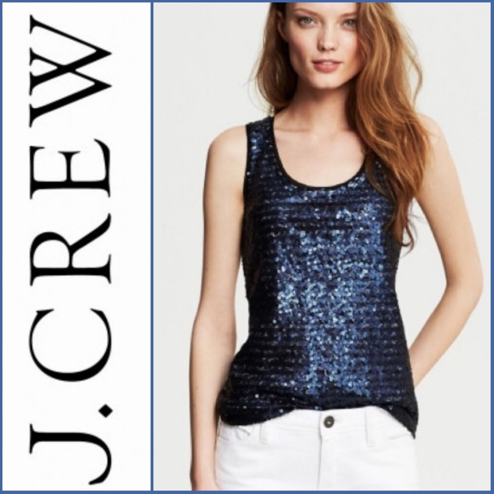 J. Crew Sequined Tank