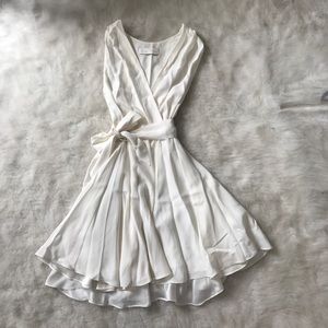 White cocktail dress