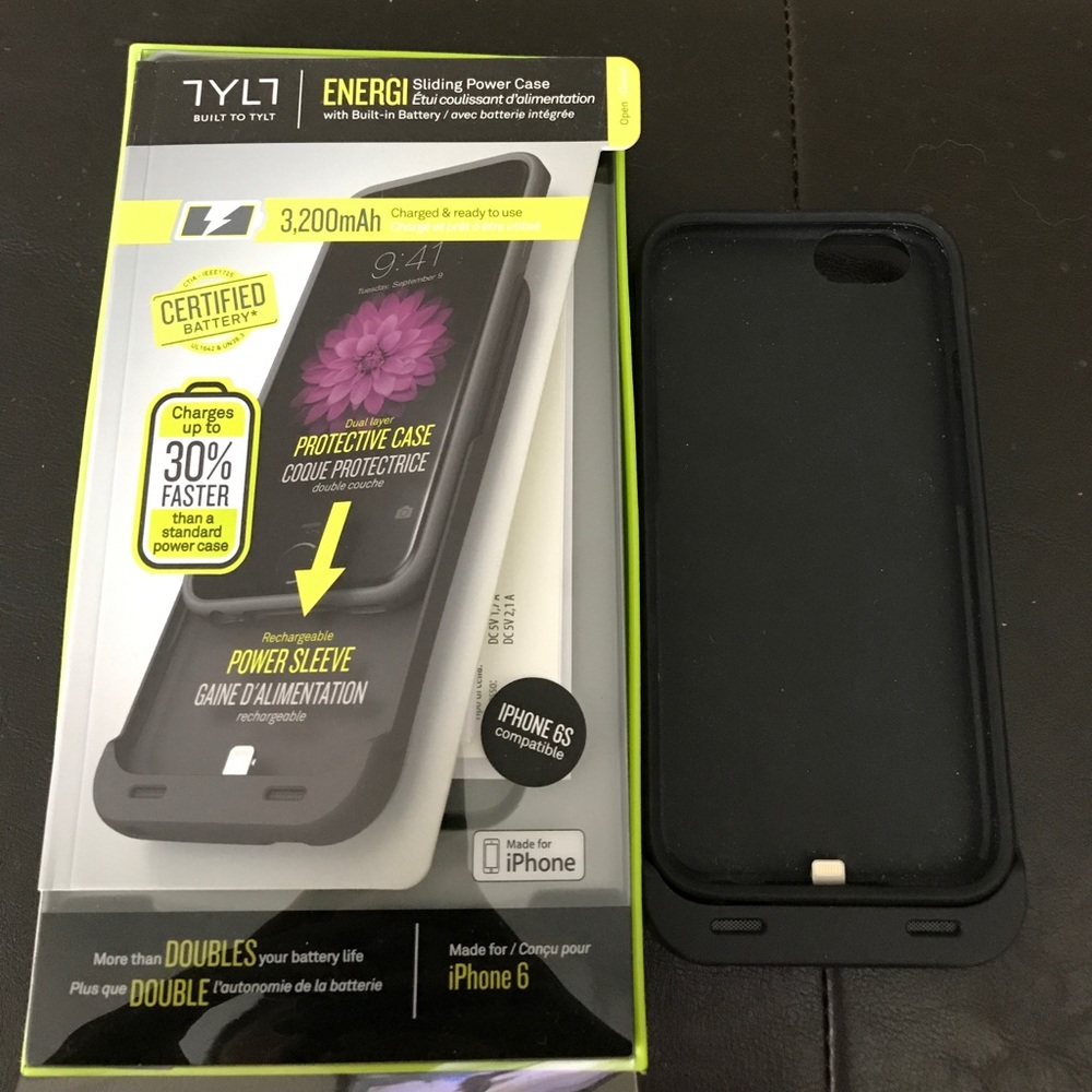 Tylt iPhone 6 sliding power case