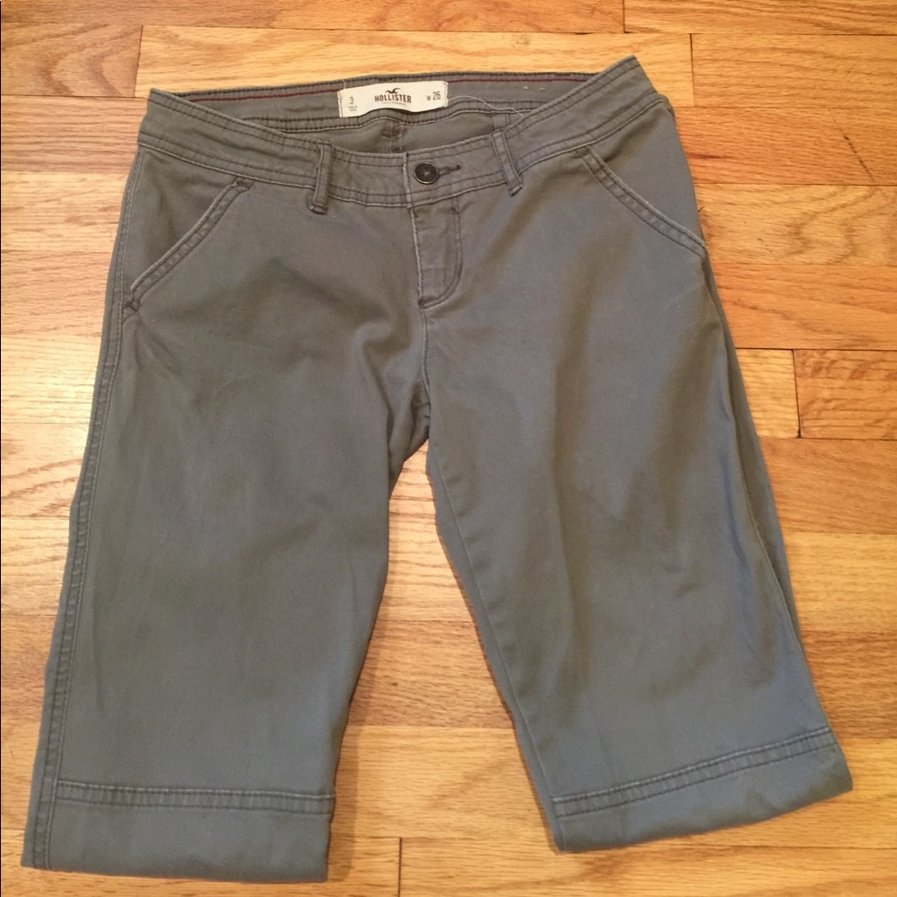 Holister skinny grey khaki jeans