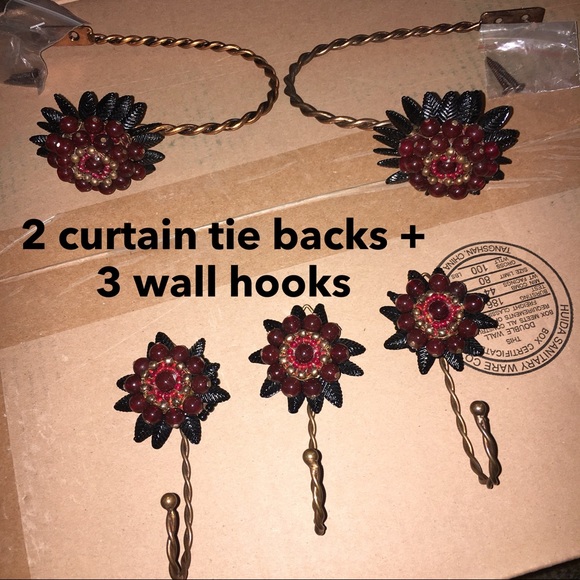 Urban Outfitters Wall Art Wall Hooks Curtain Tie Backs Poshmark