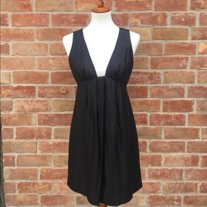 Laila black dress from Anthropologie