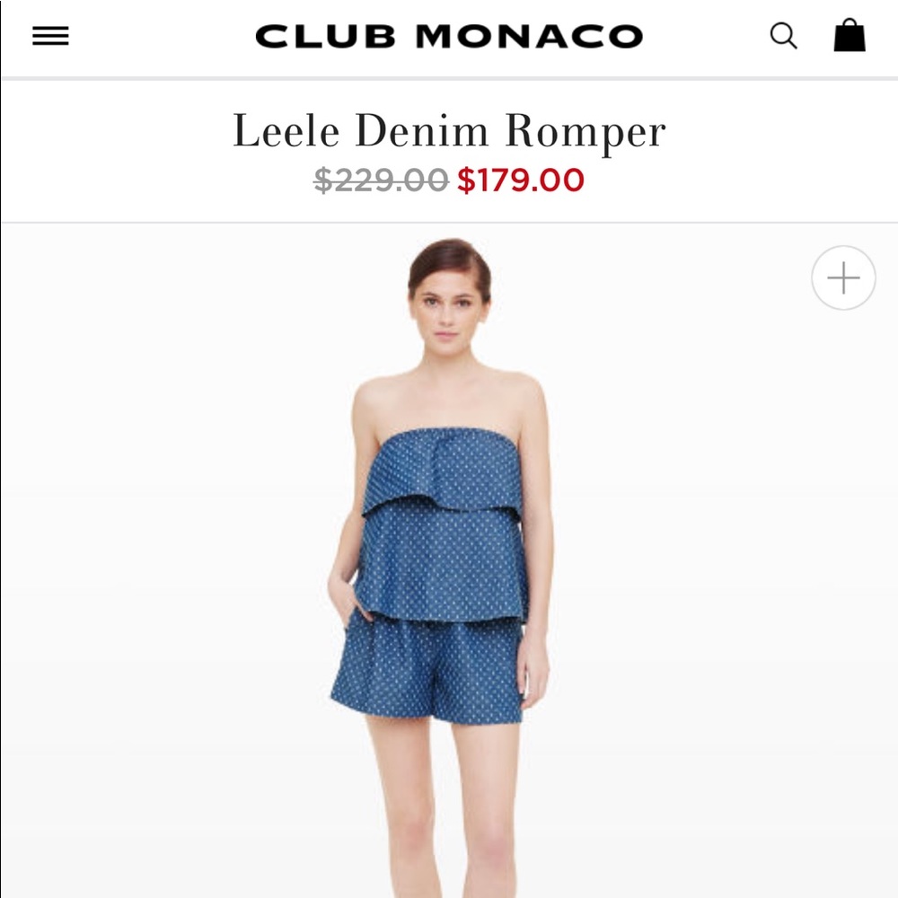 Denim Romper