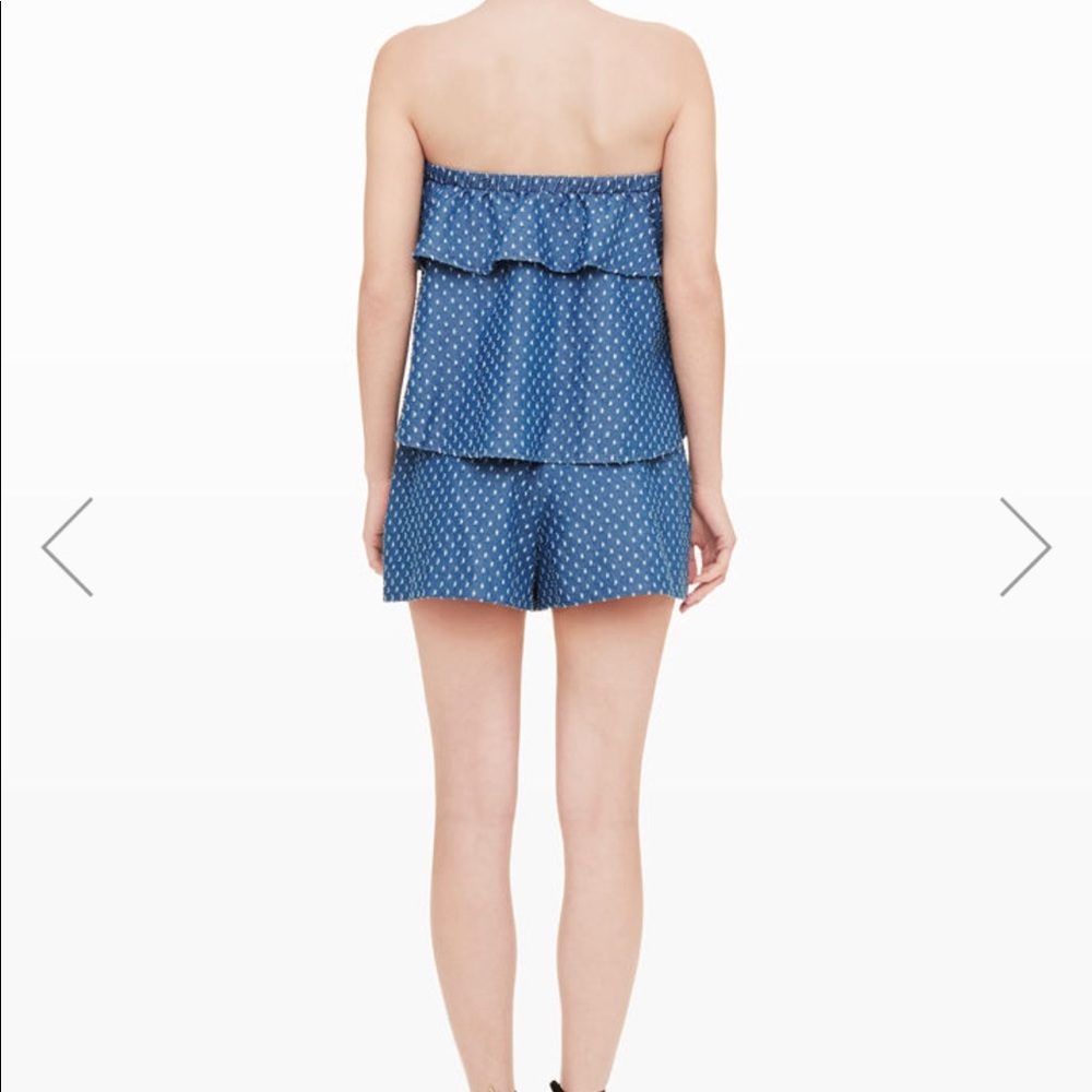 Denim Romper - Picture 3 of 6