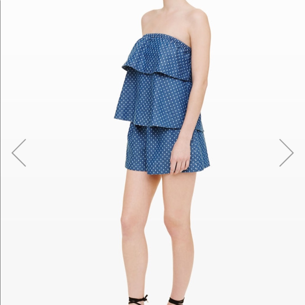Denim Romper - Picture 4 of 6