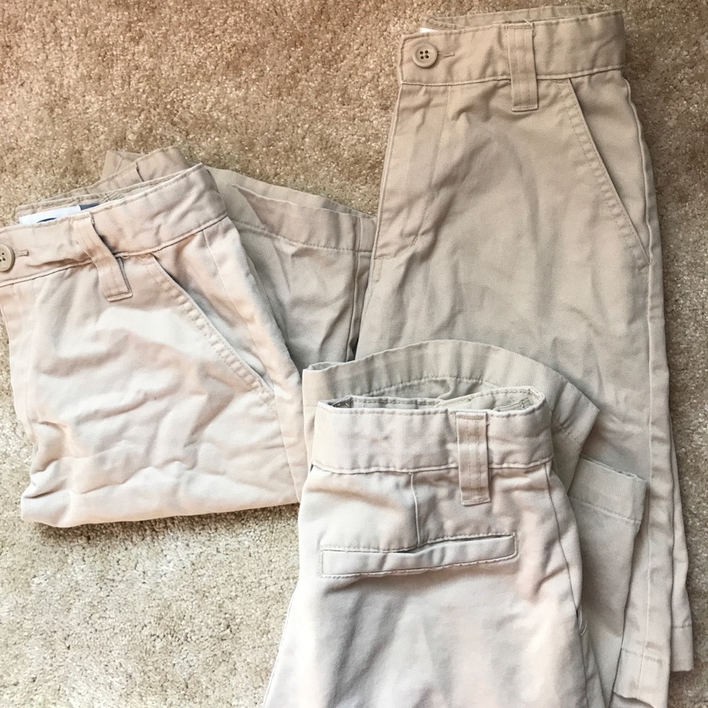 3 pairs of old navy khaki shorts