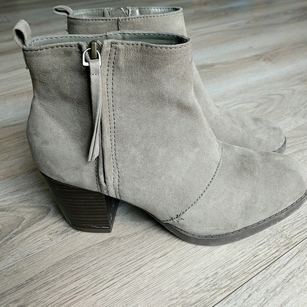 Gray Ankle boots