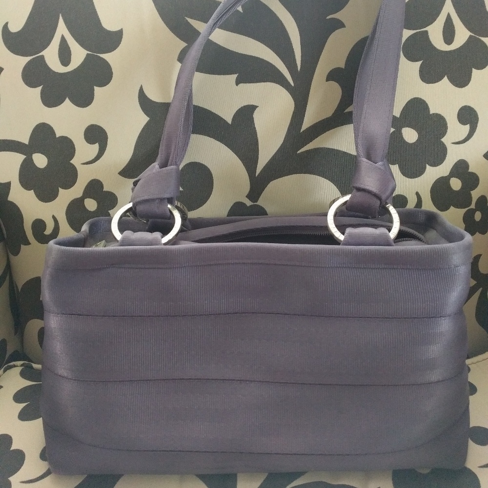 Harvey's Seatbelt Amethyst Carriage Ring Satchel