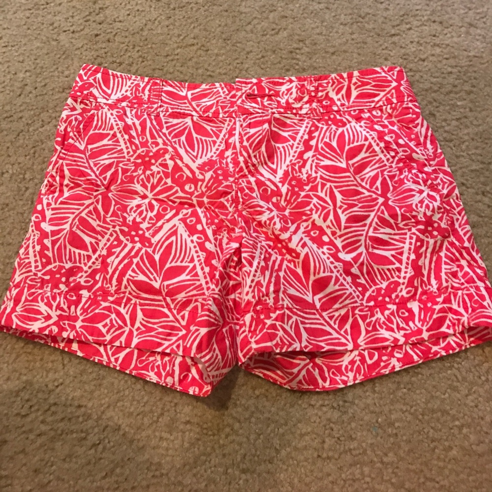 Lilly Pulitzer Hot Pink Patterned Shorts