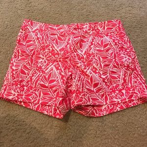 Lilly Pulitzer Hot Pink Patterned Shorts