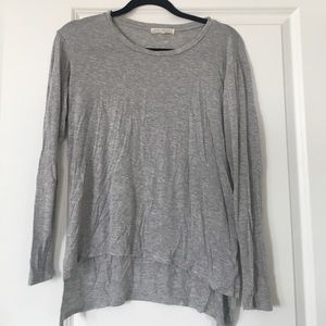 HEY YOGIS! Joah Brown grey long sleeve shirt.