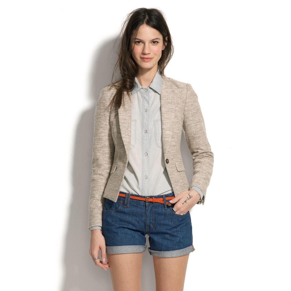 Madewell Shrunken Sandspun Blazer