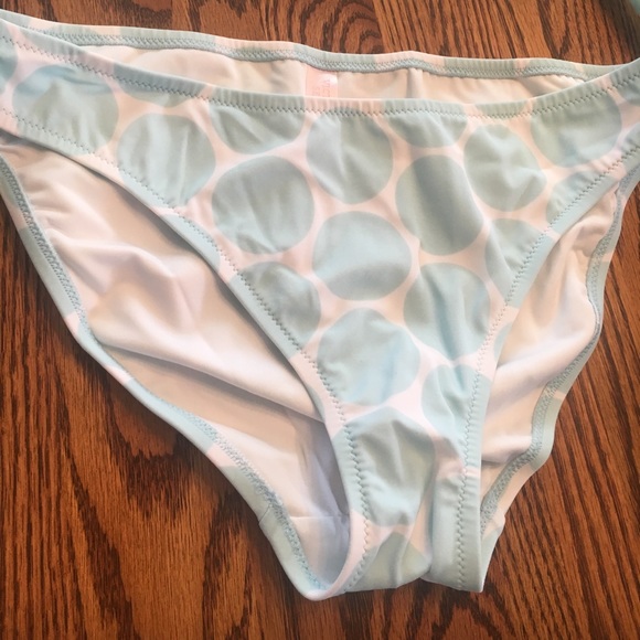 NWOT M Victoria Secret blue and white bikini - Picture 2 of 4