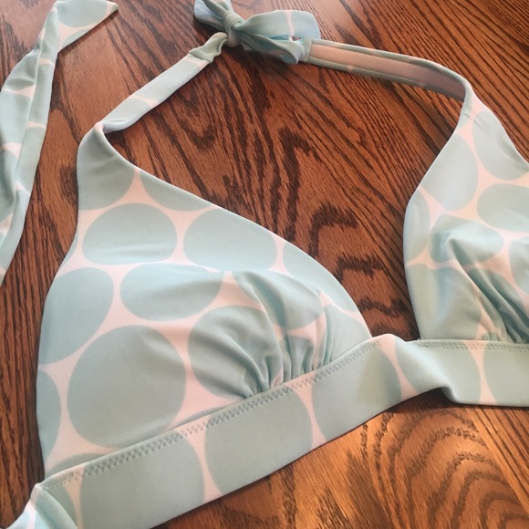 NWOT M Victoria Secret blue and white bikini - Picture 4 of 4
