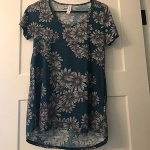 XXS floral LulaRoe classic tee