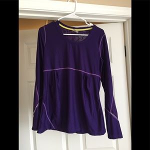 Athleta purple long sleeve pullover