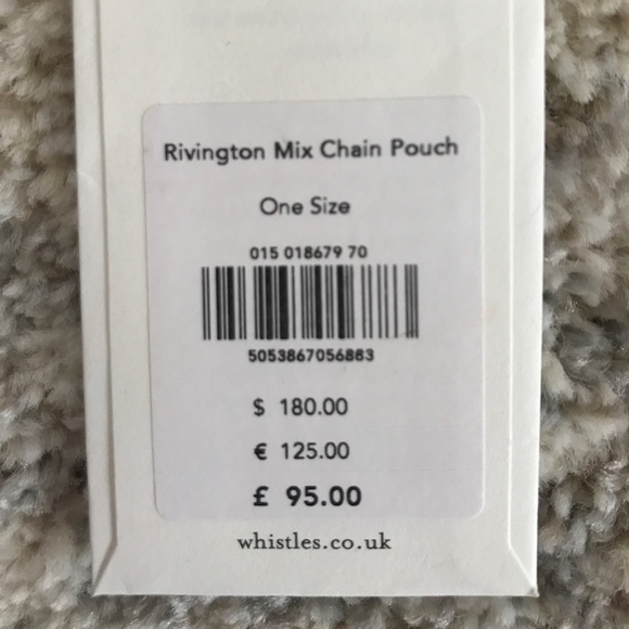 NWT whistles Rivington pouch purse clutch - Picture 2 of 6