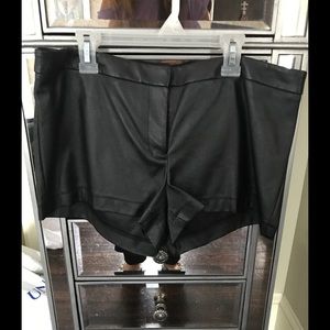Express Faux Leather Shorts