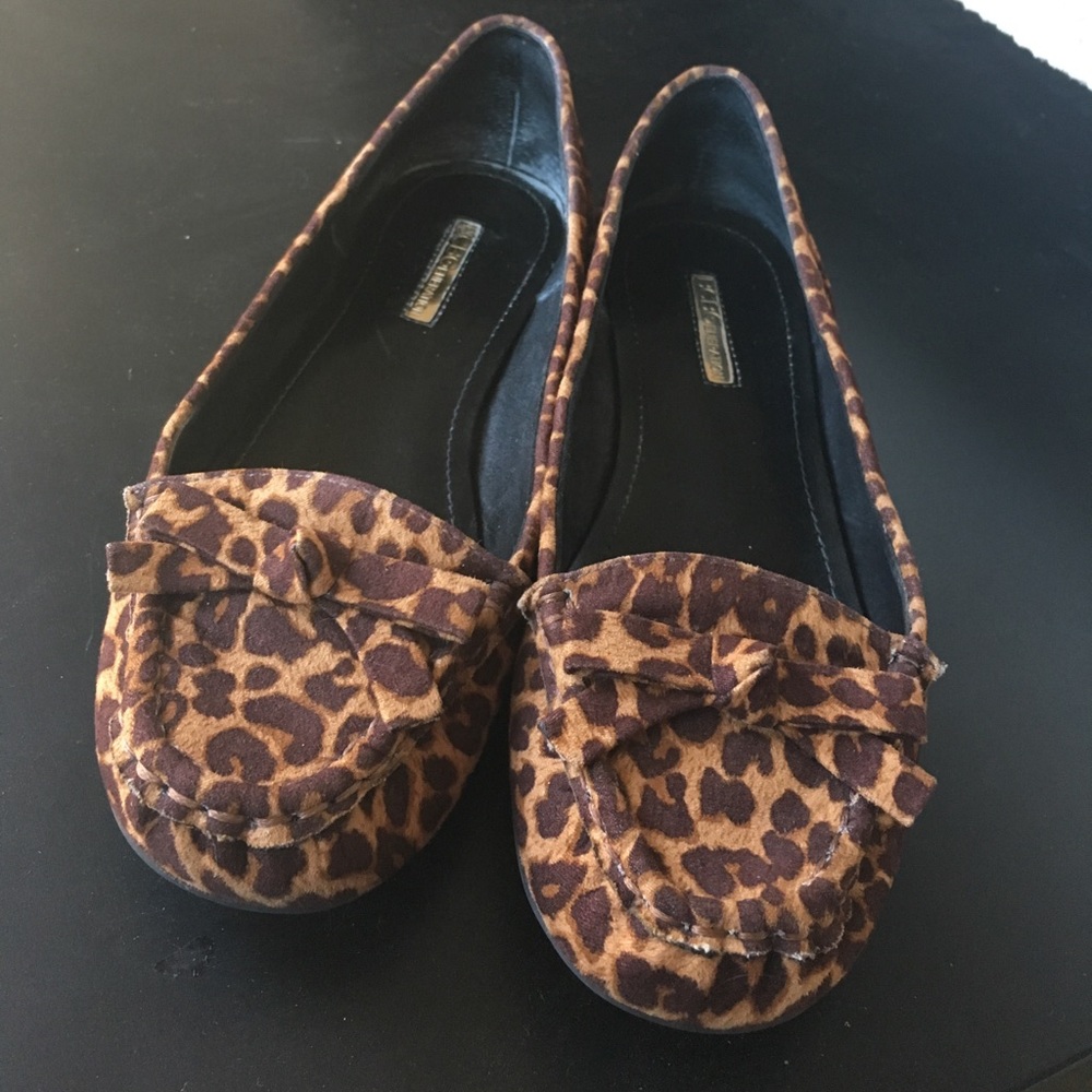 BCBG Cheetah Print Loafers