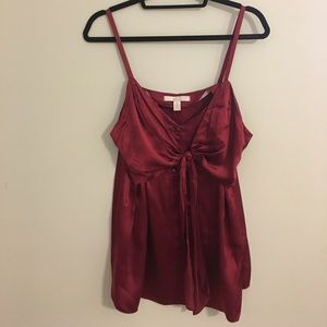 100% silk red camisole 100% silk red camisole