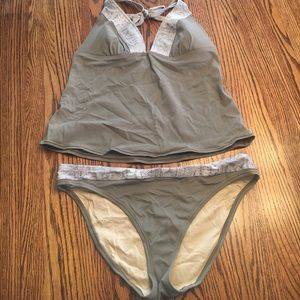 Large Victoria's Secret Snakeskin Tankini VGUC