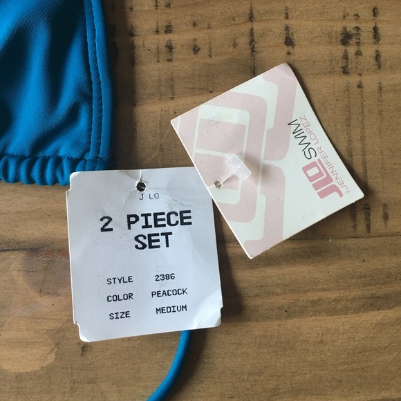 🔥NWT JLo Swim Bikini w/tassel detail, Medium - Picture 6 of 7